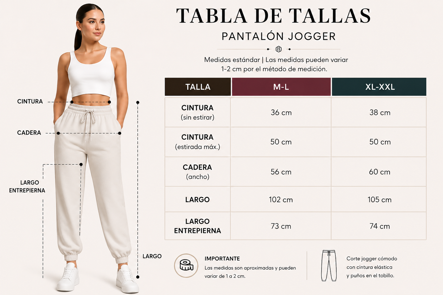 Pantalón Jogger Urban Chic