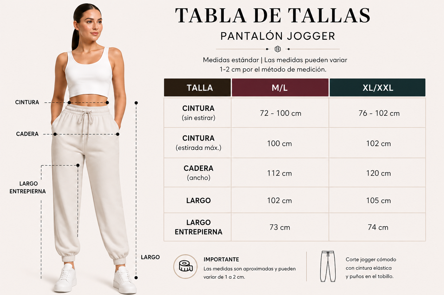 Pantalón Jogger Urban Chic