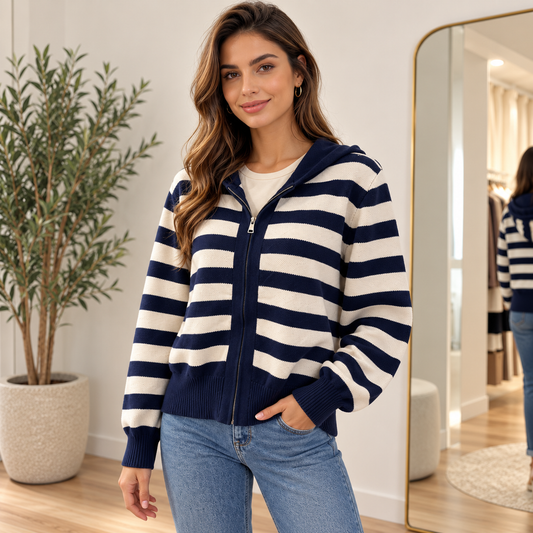 Chaqueta de Punto Rayas Módena