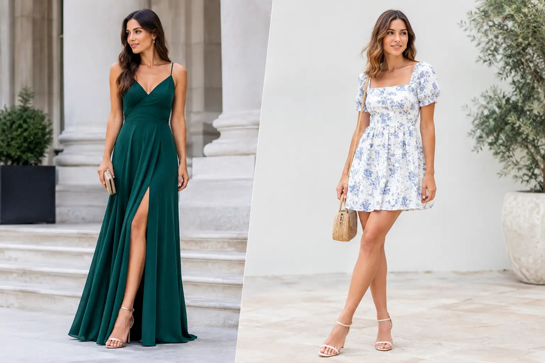 Vestido largo o corto para cada ocasión