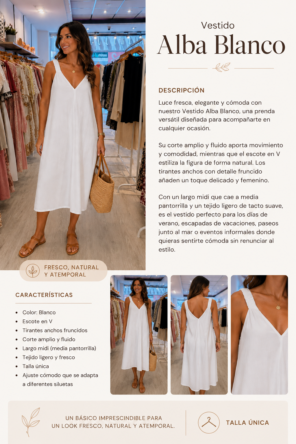 Vestido Alba Blanco