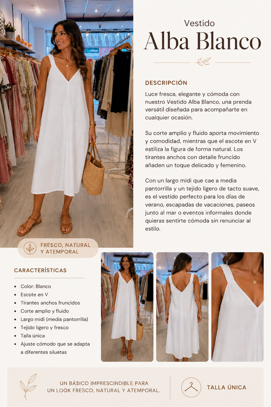 Vestido Alba Blanco