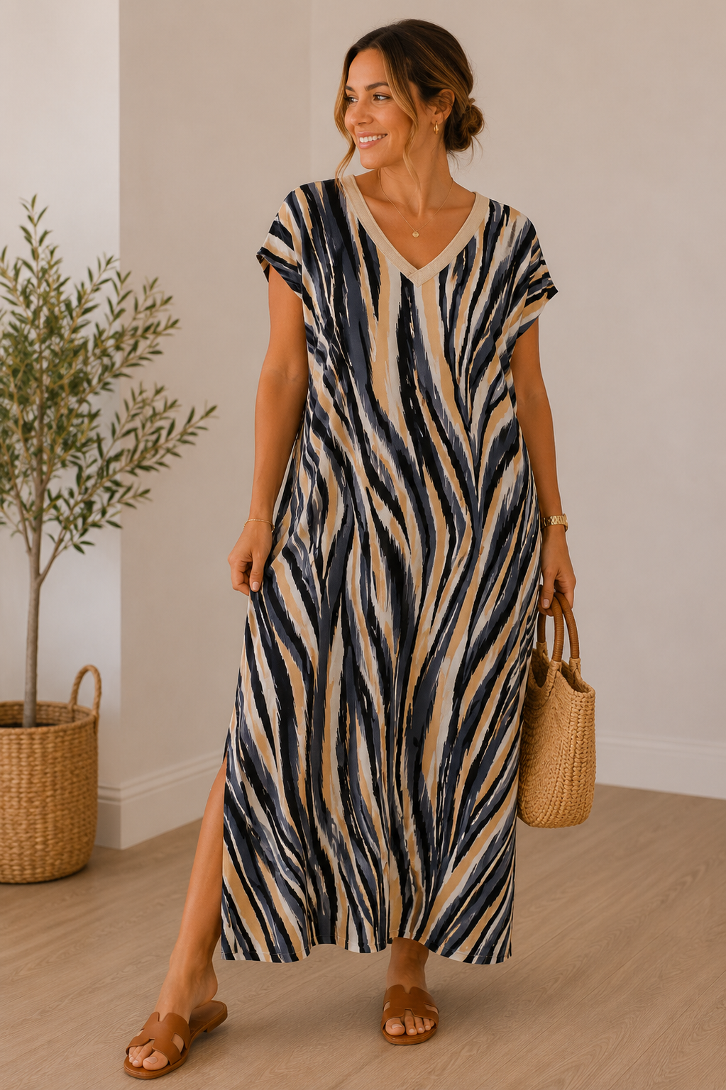 Vestido Safari Chic