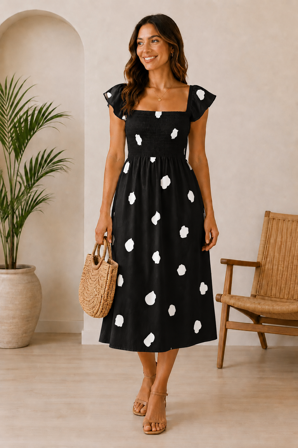 Vestido Luna Navy Corto