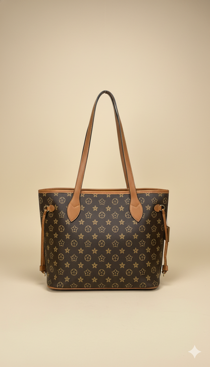 Bolso Tote con Estampado Monogram