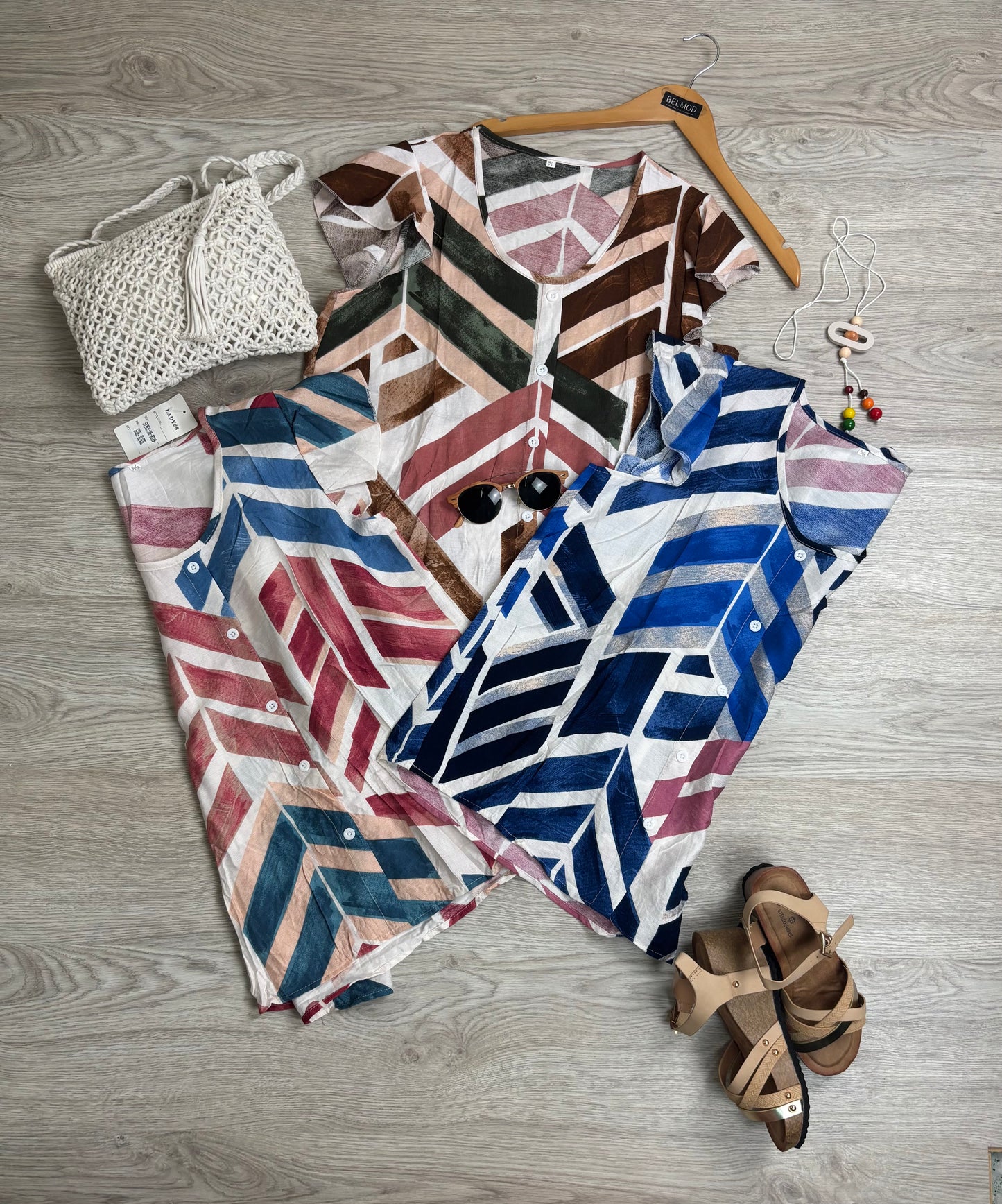 Conjunto líneas del mar
