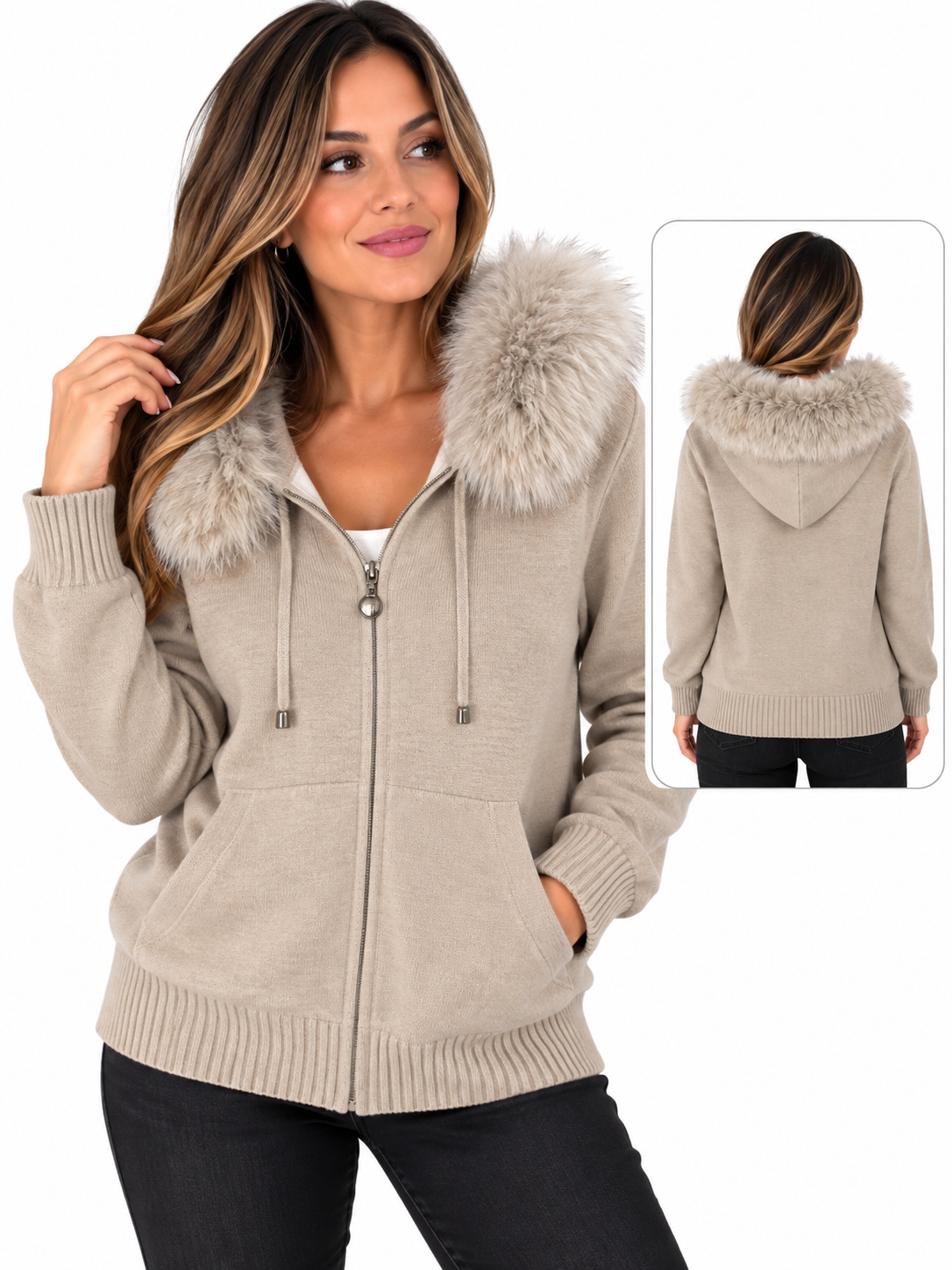 Chaqueta de Mujer punto Fiu