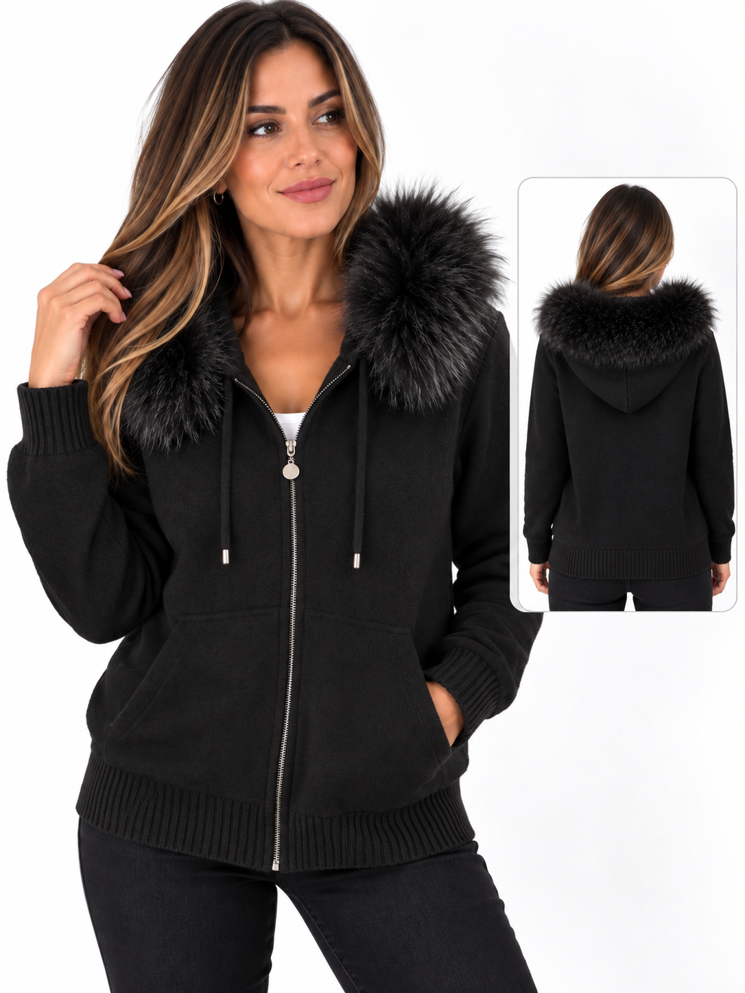 Chaqueta de Mujer punto Fiu