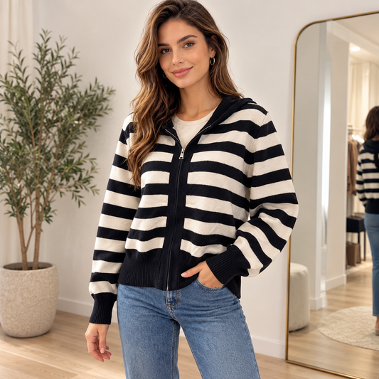 Chaqueta de Punto Rayas Módena
