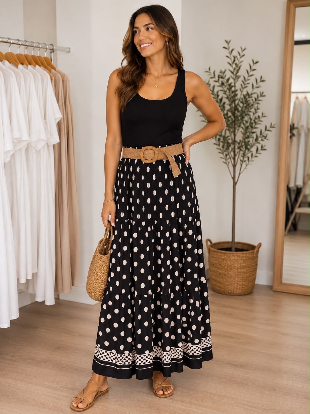 Falda Lunares Boho